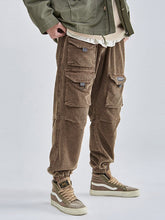 Vintage-Jogginghose aus Cord mit Taschen für Herren